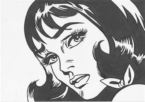 inspired by comic made by julia arnoldi marker on paper popart art blackandwhite comic