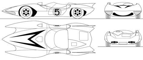 Speed Racer Mach Blueprint Download Free Blueprint For D Modeling
