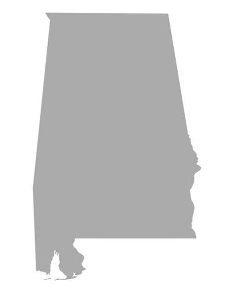 State Of Alabama Outline Illustrations Royalty Free Vector Graphics