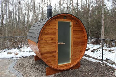 Outdoor Barrel Sauna Round Mini Bsaunas Heaters Saunas Diy Kits