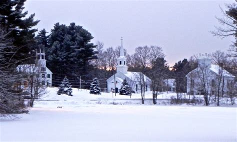 15 Prettiest Winter Villages In New England New England Today