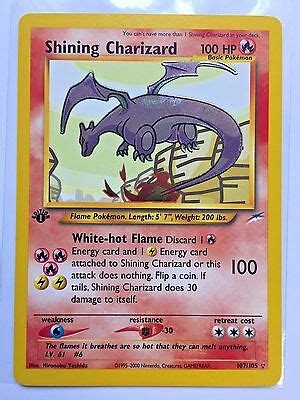 Maybe you would like to learn more about one of these? 1ST EDITION SHINING Charizard Pokemon Card Neo Destiny 107/105 Mint Condition - £1,000.00 ...