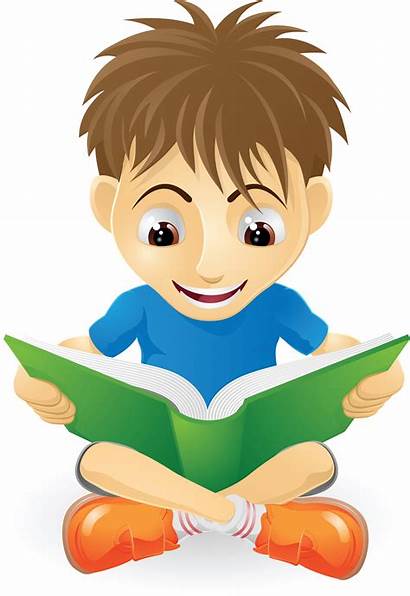 Clipart Reading Boy Studying Teenage Clipartion