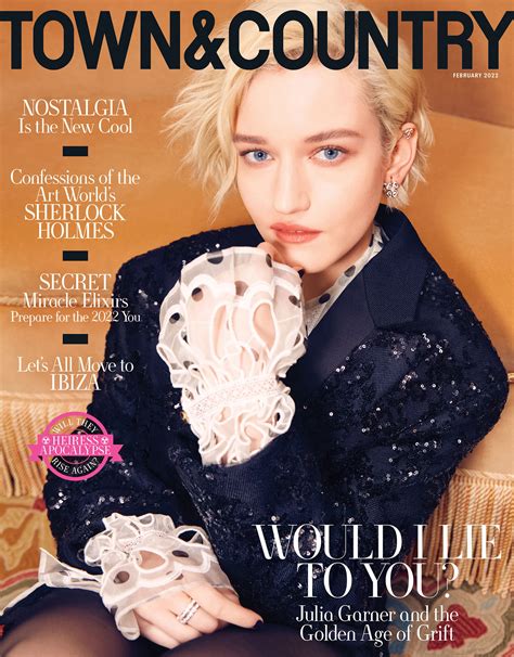 Julia Garner Covers Town And Country February 2022 By Danny Kasirye