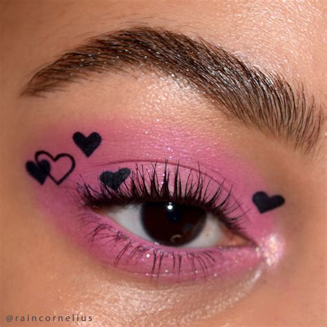 Heart Qt Mark Face Stamp Artistry Makeup Aesthetic Makeup Eye