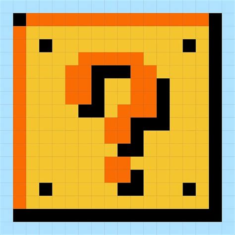 Mario Block 8bit By Jugulaire Redbubble