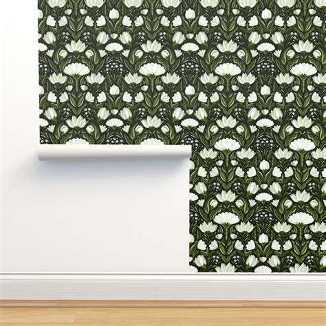 Decadent Daisies Wallpaper Spoonflower