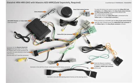 Idatalink Hrn Hrr Gm3 Vehicle Specific Harness Ads Mrr Or Ads Mrr2 Module Also Required