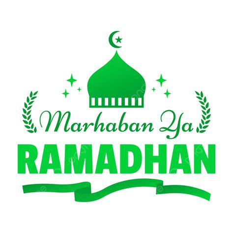 Mosque Ramadhan Islamic Vector Art Png Marhaban Ya Ramadhan Headline
