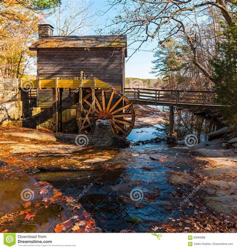 Grist Mill In Stone Mountain Park Usa Stock Photo Image Of Outdoors