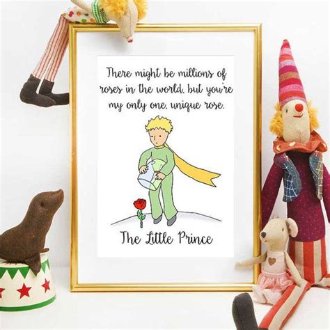 The Little Prince Quotes Little Prince Rose Quote The Little Prince Print The Little Prince