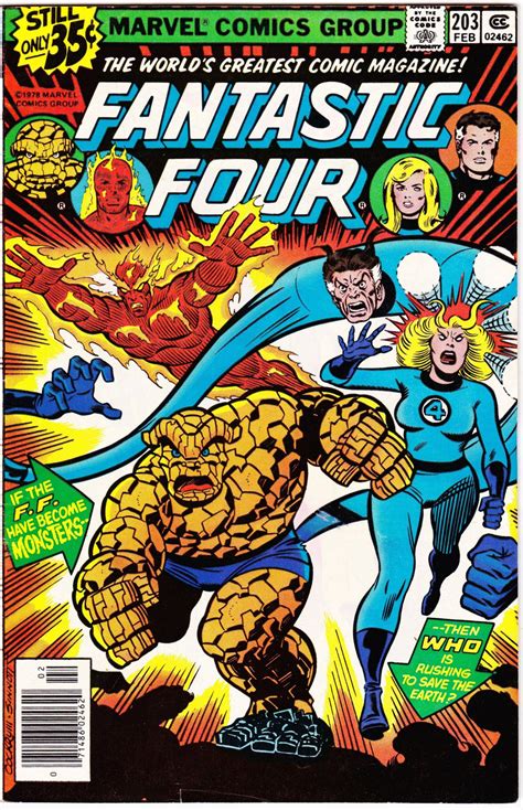 Fantastic Four 203 1st Series 1961 February 1979 Marvel Comics Grade