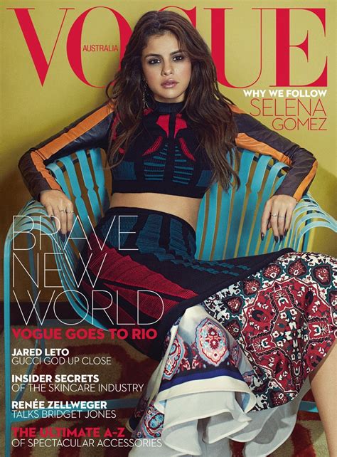 Selena Gomez In Vogue Magazne Australia September 2016 Issue Hawtcelebs