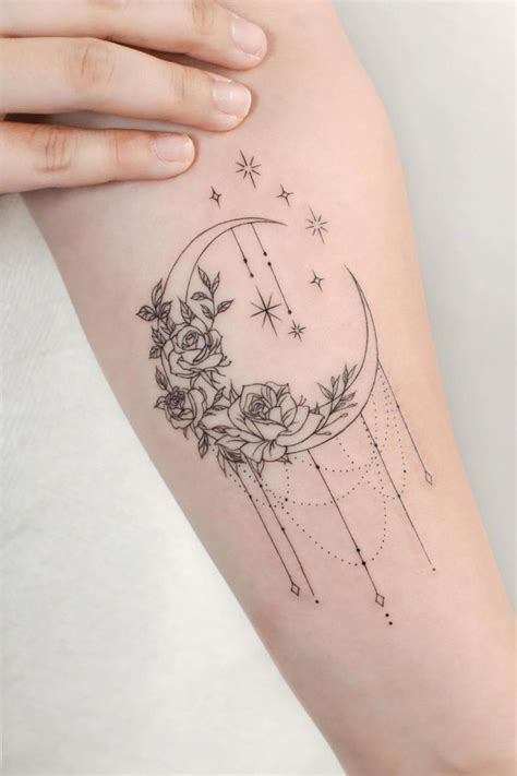 Discover 89 Unique Moon Dream Catcher Tattoo Incdgdbentre