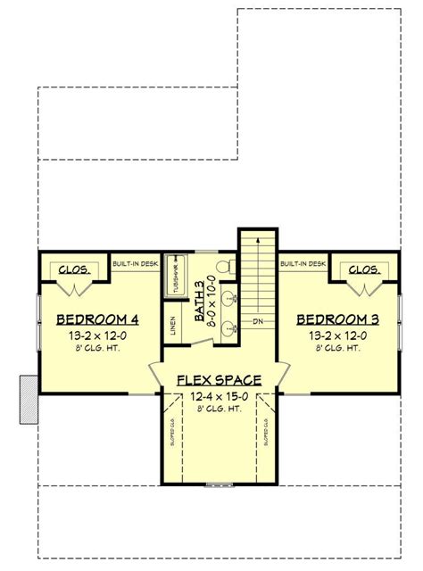 Farmhouse Plan 2533 Square Feet 4 Bedrooms 3 Bathrooms 041 00200
