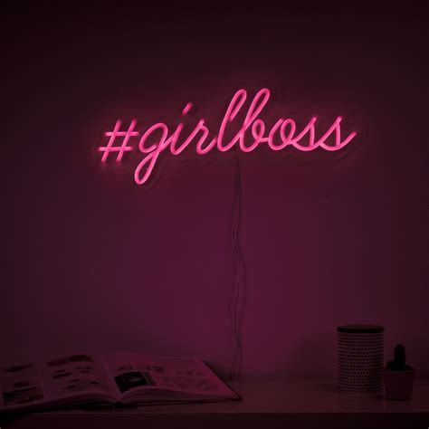 Girlboss Led Neon Sign Noalux Led Neon Signs ⚡handmade With Love