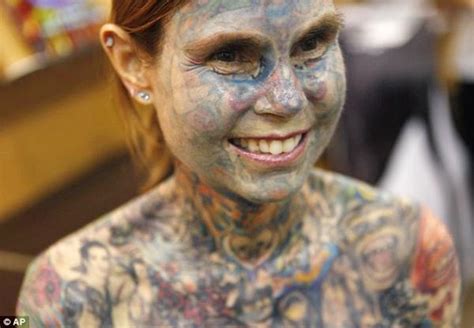 People with tattoos are more expressive and easier to get along with. Amazing: World's Most Tattooed Woman
