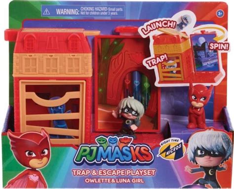 New Pjmasks Nightime Micros Trap And Escape With Owlette