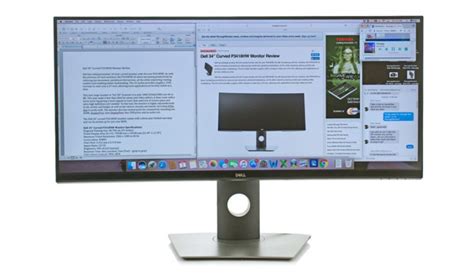 dell 34” curved monitor review p3418hw