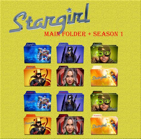 Stargirl Main Folder Season 1 Icons By Aliciax16 On Deviantart