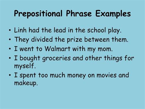 An example of a prepositional phrase is, with a reusable tote in hand, matthew walked to the farmer's market. every prepositional phrase is a series of words consisting of a preposition and its object. PPT - Phrase Notes PowerPoint Presentation - ID:3973259