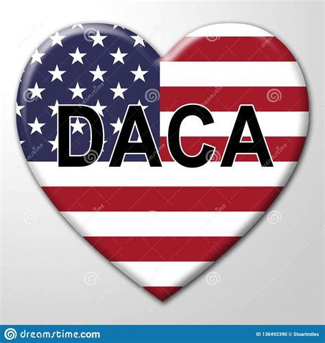 Daca Kids Dreamer Legislation For Us Immigration 3d Illustration