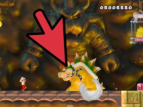 How To Beat Bowser In New Super Mario Bros Wii 5 Steps