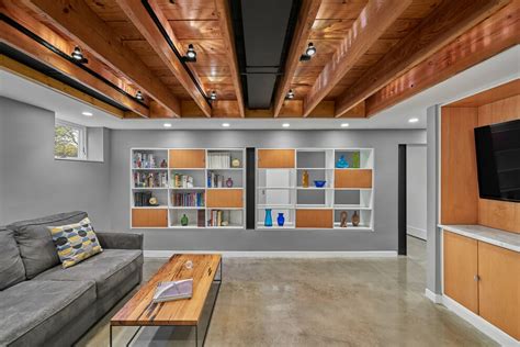 29 Dazzling Exposed Basement Ceiling Ideas For Your Best Reference