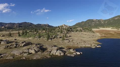 Eleven Mile Reservoir Colorado Usa Drone Flight Youtube
