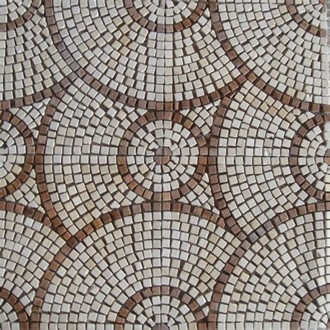 China Round Pattern Marble Stone Mosaic Floor Tile Hsm136 China