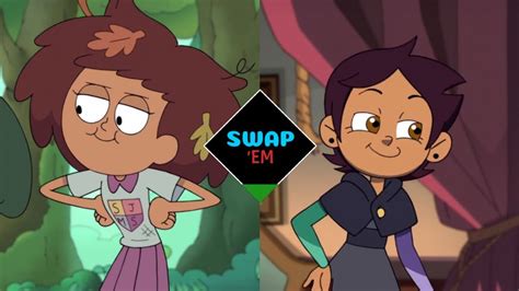 Anne And Luz Voice Swap Amphibia The Owl House Youtube