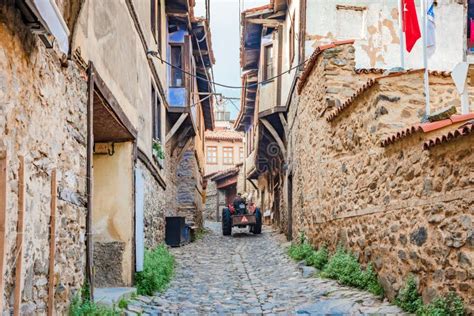 View Of Historical Popular Cumalikizik Village In Bursa Stock Photo