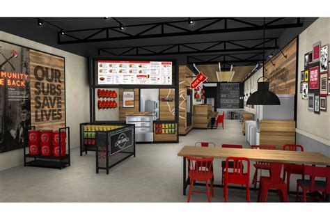 An Artists Rendering Of The New Firehouse Subs Restaurant Planned At