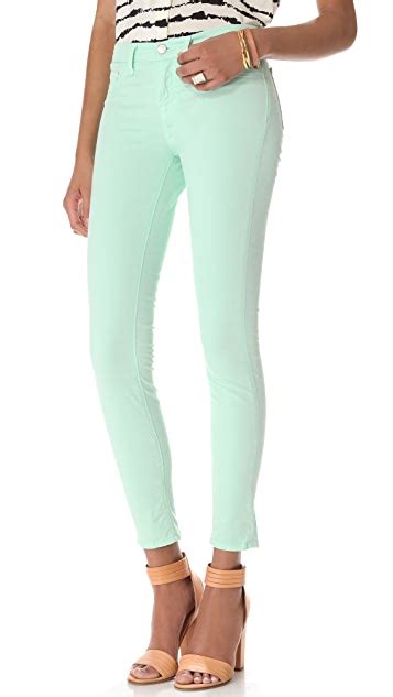J Brand Mid Rise Luxe Twill Skinny Jeans Shopbop