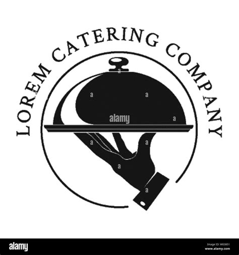 Catering Logo Emblem Stock Vector Image And Art Alamy