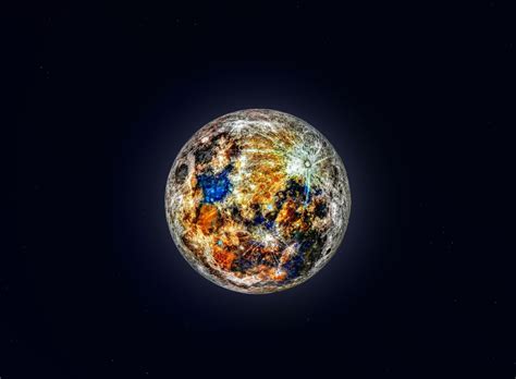 La Fotografía Que Revela Los Colores Ocultos De La Luna Ciencia Y