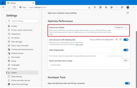 How To Enable Performance Mode On Microsoft Edge Windows Central
