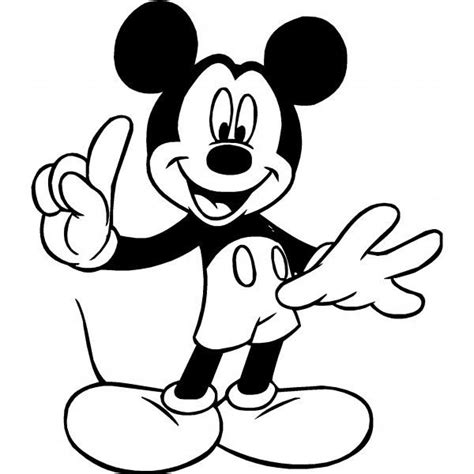Detail Gambar Mewarnai Mickey Mouse Koleksi Nomer 1