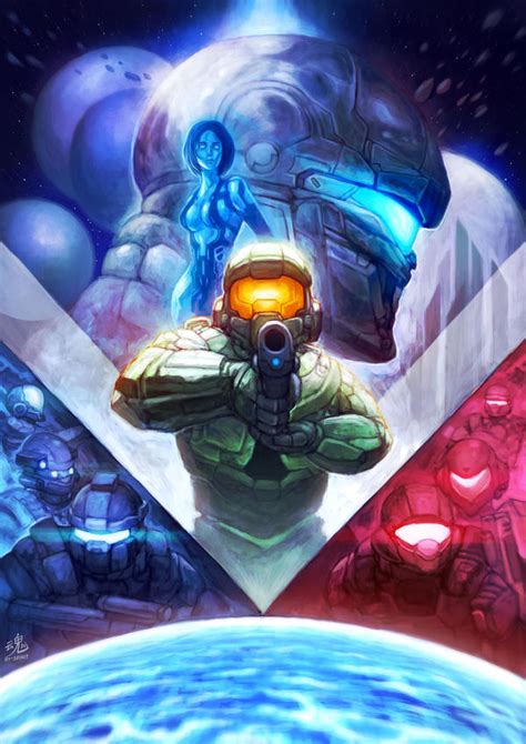 Halo 5 Guardians Fan Art Entry By Ry Spirit On Deviantart