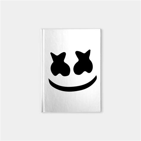 Marshmello Face By Padune In 2023 Face Character Notebook Design