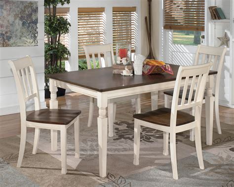 Styleline Toffee D583 254x02 5 Piece Rectangular Dining Table Set