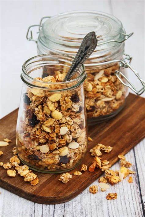 Healthy Homemade Granola Recipe A Food Lovers Kitchen