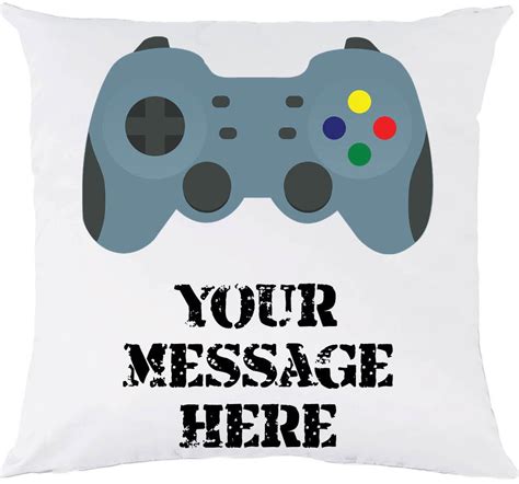 Custom Game Controller Cushion Cover Personalised With Any Etsy Uk