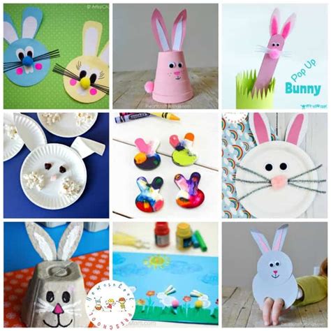 25 Manualidades De Conejos Muy Bonitas Para Niños En Edad Preescolar