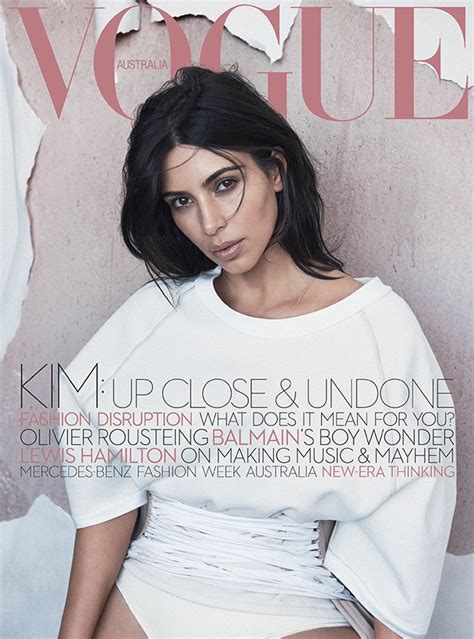vogue australia from kim kardashian s hottest covers e news