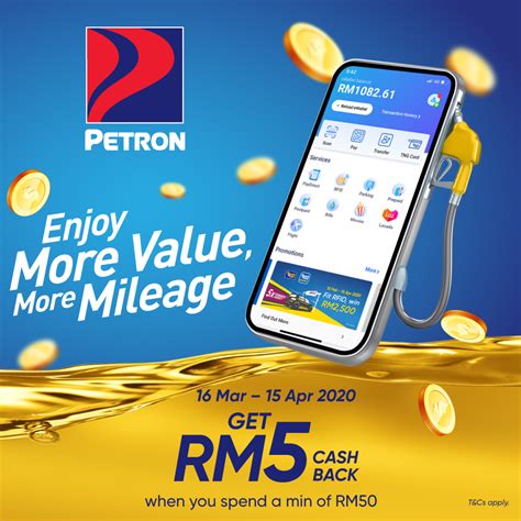 Boleh klik butang di bawah untuk. Touch 'n Go eWallet Promotion: Petron RM5 Cashback ...