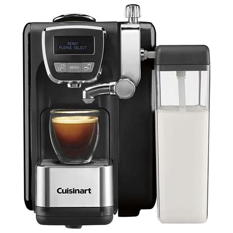 Cuisinart Defined Cappuccino With Latte Espresso Machine In Black And