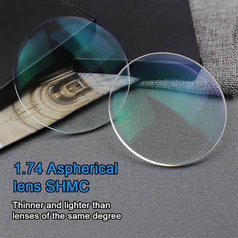 1 74 uv400 shmc super hydrophobic single vision lens optical ophthalmic