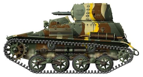 Type 94 Japanese Tank Artwork By Nicolas Gohin Japanese