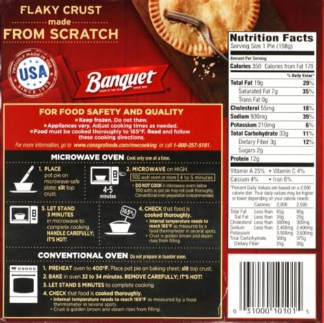 Delicious, cheap, and perfect just like you. Smith's Food and Drug - Banquet Chicken Pot Pie, 7 oz
